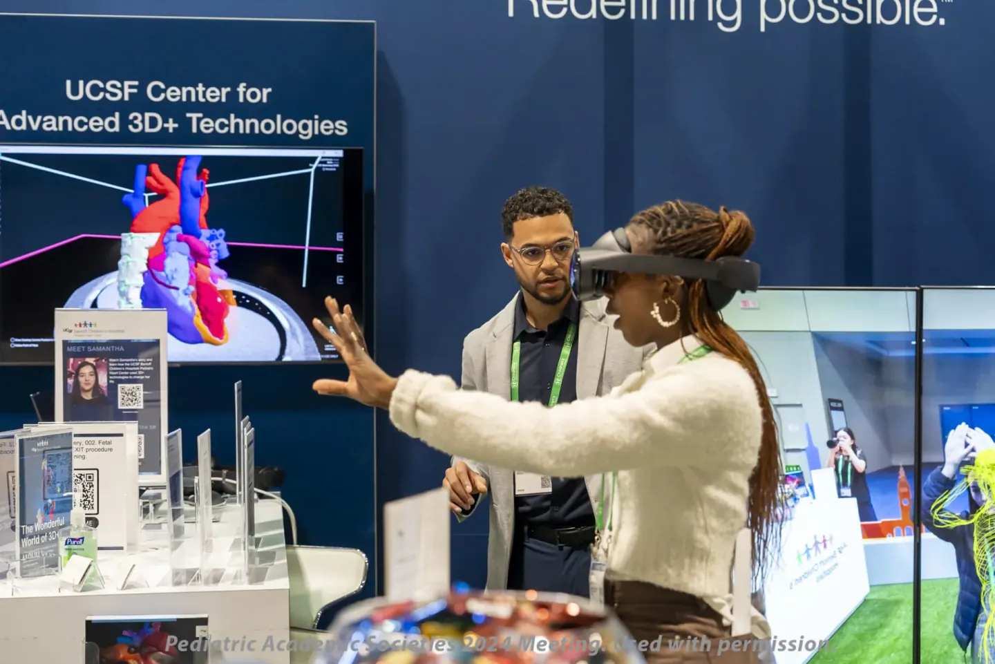 VR activation on the exhibit floor at PAS 2024, Toronto