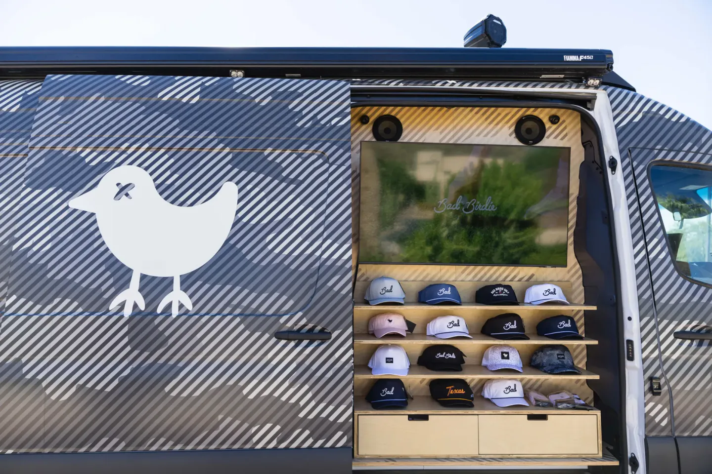 Bad Birdie mobile retail van at EO Alchemy, Scottsdale, 2025