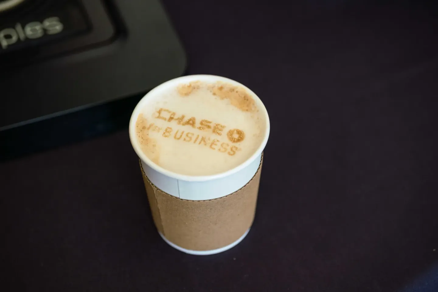 Sponsor latte art at EO Alchemy, Scottsdale, 2025