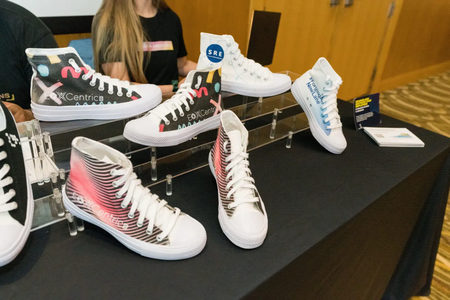 Custom EO XCentric branded sneakers, Cincinnati, 2022