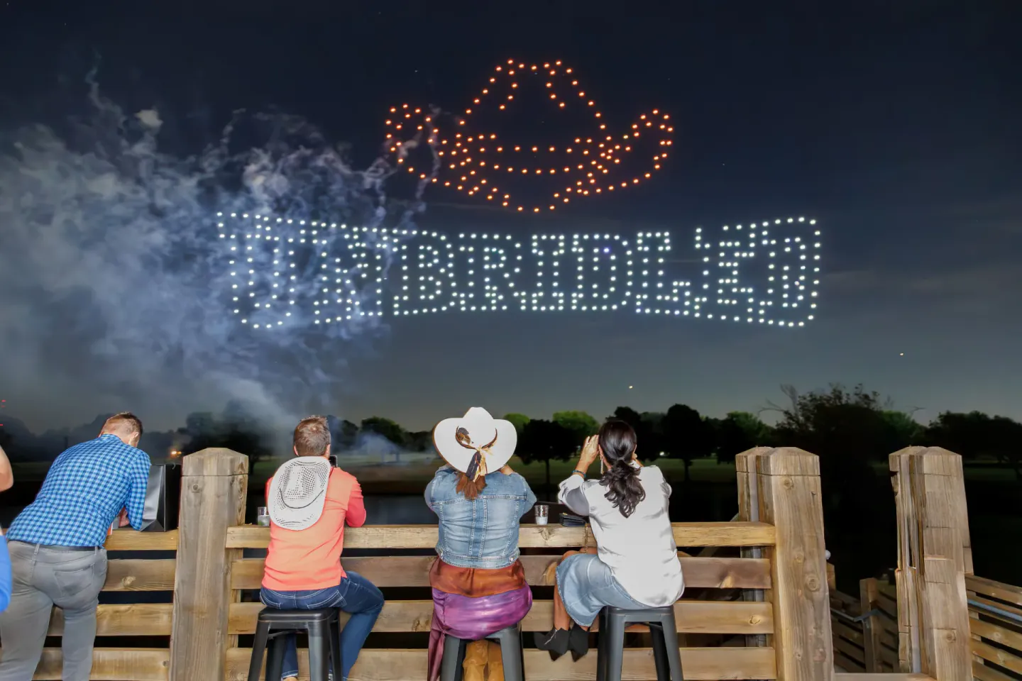 Unbridled drone show over Fort Worth, 2024