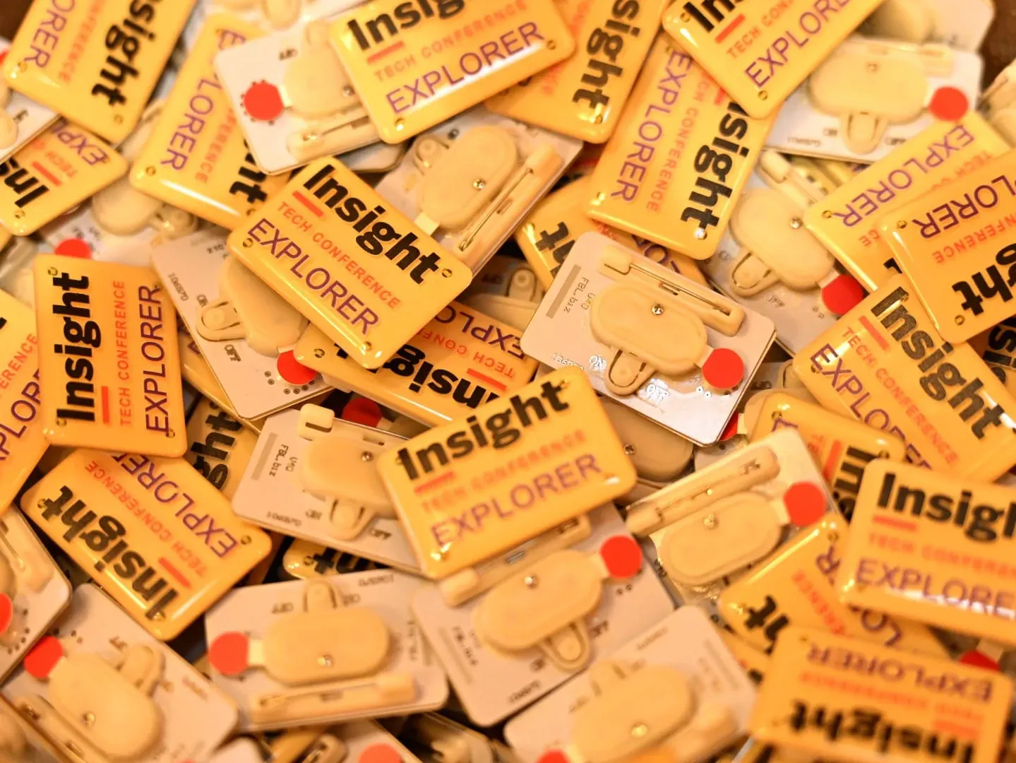 Insight Tech Conference Explorer badges, Las Vegas, 2024