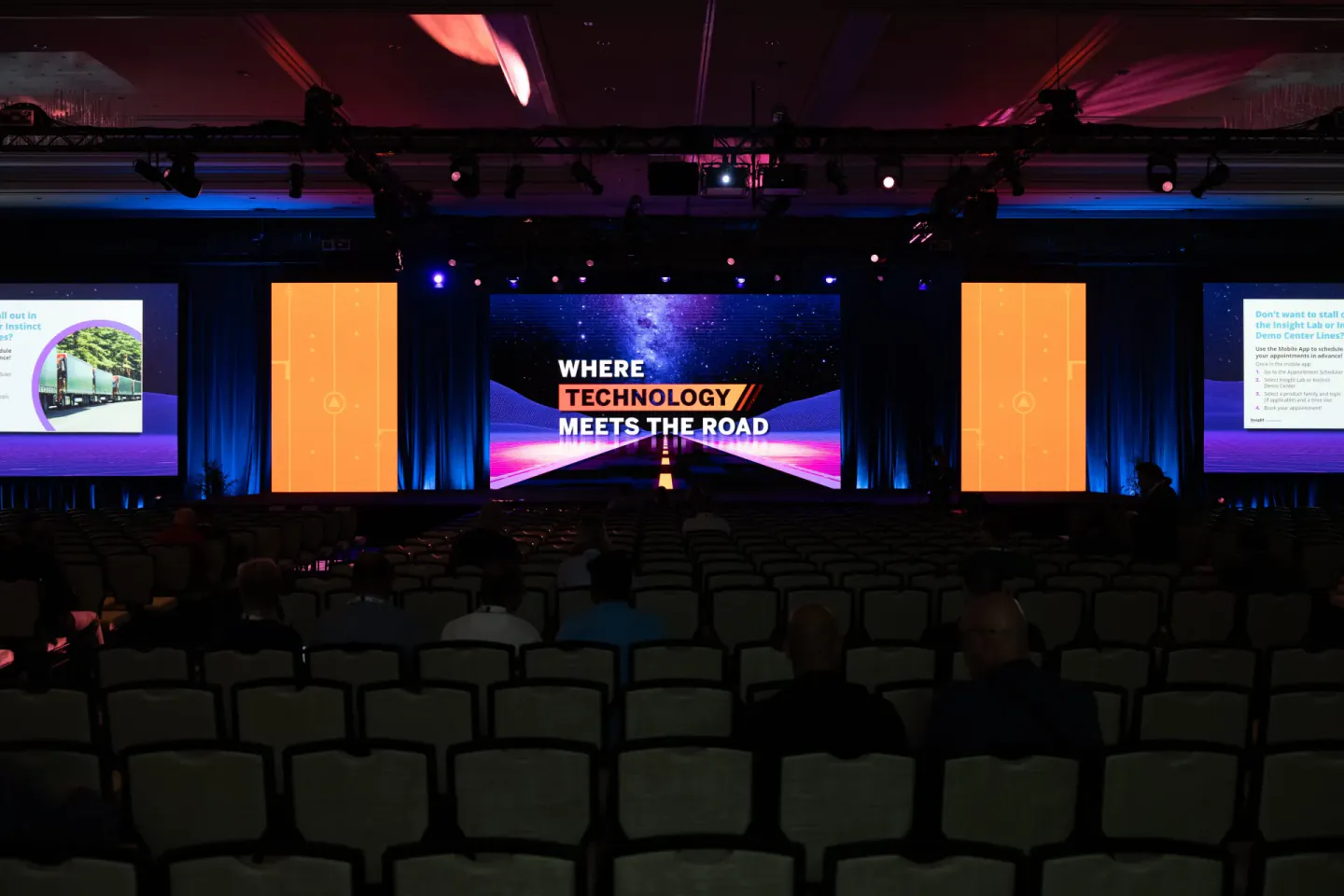 General session room at Trimble Insight, Las Vegas, 2024