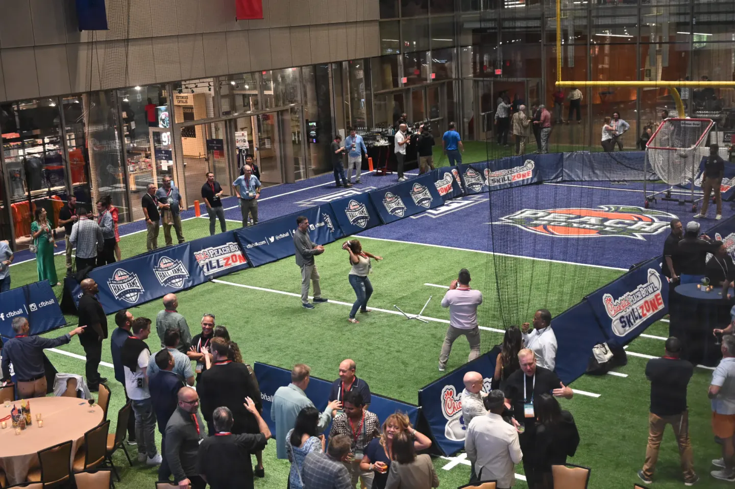 Peach Bowl Skill Zone reception at EO NERVE, Atlanta, 2024