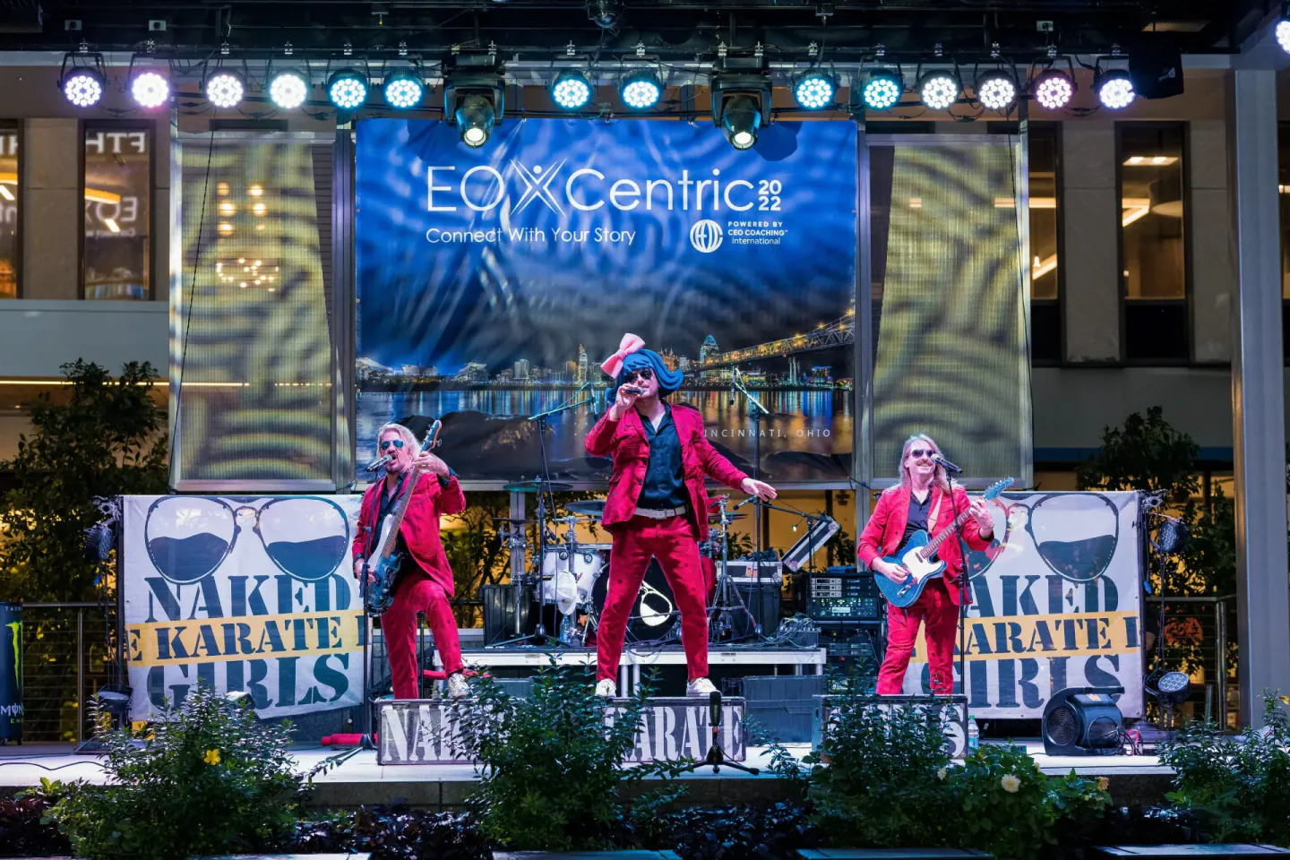 Live band at EO XCentric, Cincinnati, 2022