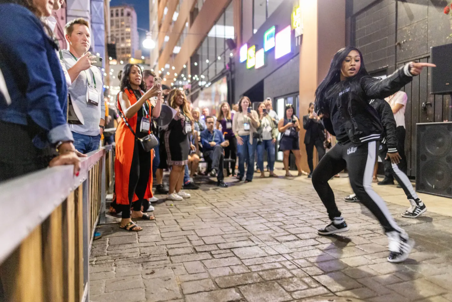 Street performance at EO XCentric, Detroit, 2023