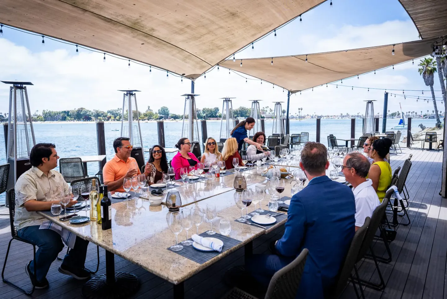 Waterfront dinner at SCL, San Diego, 2025