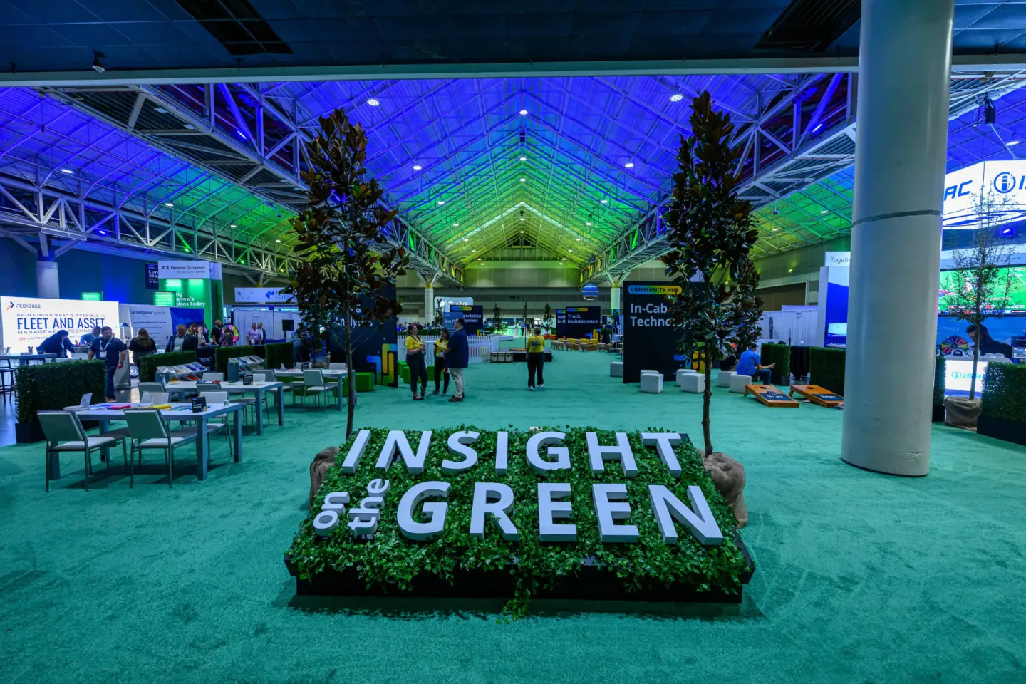 Insight on the Green lounge at Trimble Insight, 2025