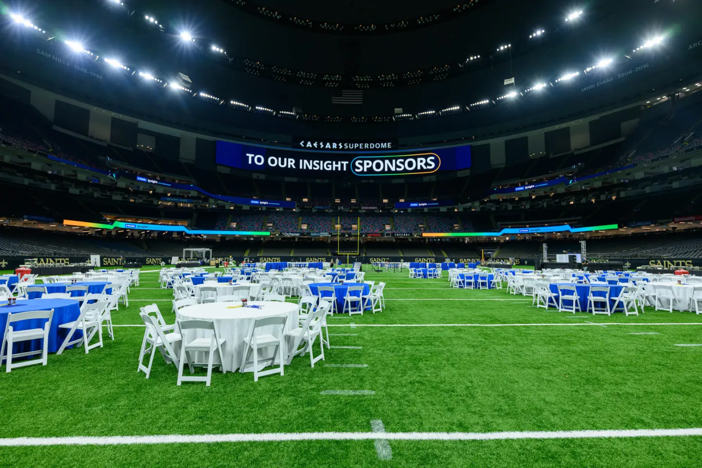 Superdome field dinner at Trimble Insight, New Orleans, 2025