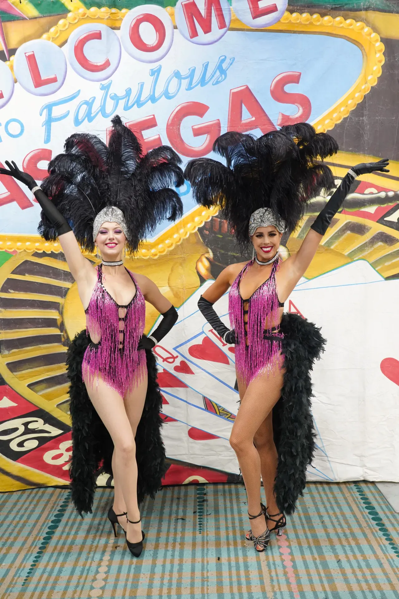 Showgirls at a Trimble Insight evening event