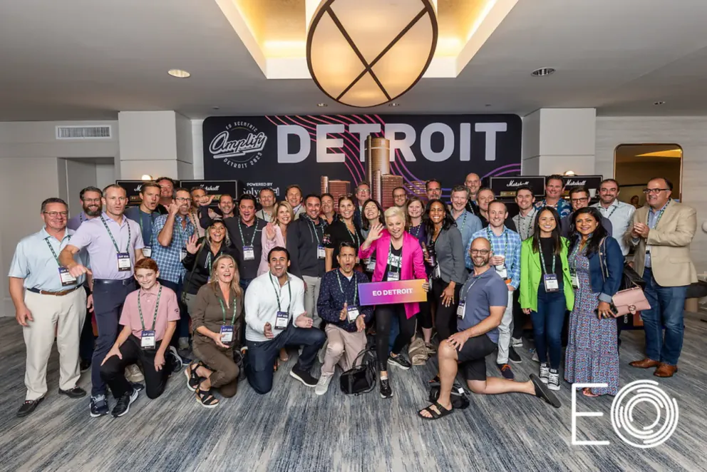 Coterie Spark attendees at an EO association conference in Detroit